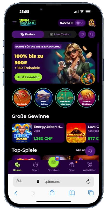 spinmama app